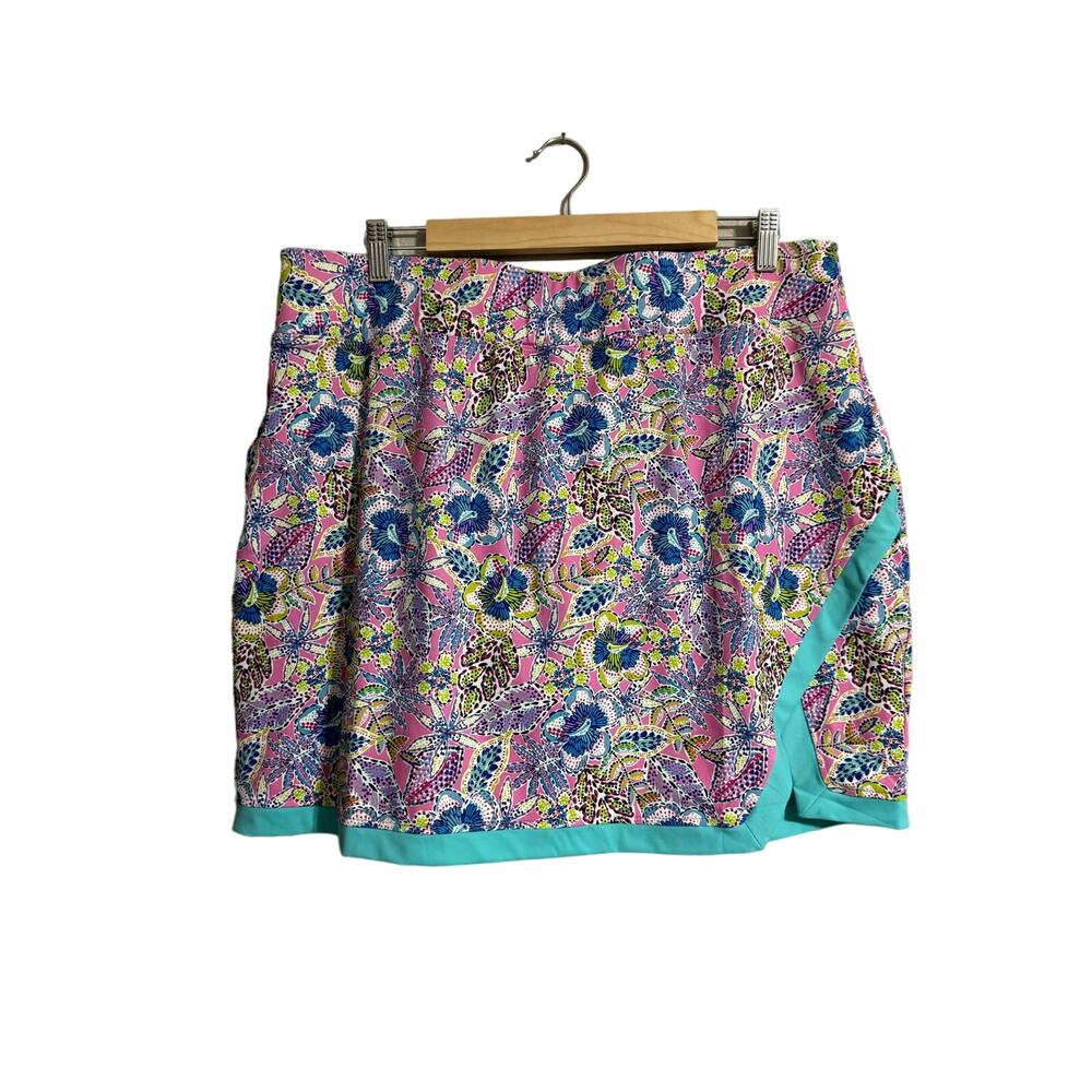 Stella Parker Sport Floral Skort XL NWT
